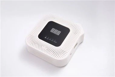 2 in 1 결합된 LCD 디스플레이 홈 공동 및 플러그형 케이블 입력이 있는 메탄 가스 감지기