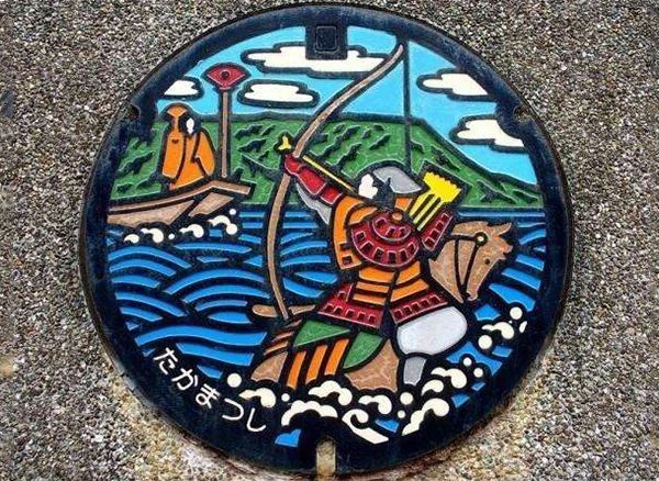 Graffiti Manhole Cover
